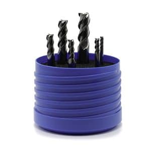 Coffret 6 Fraises Carbure Monobloc - 3 dts - MA3 - Ø-3-4-5-6-8-10 mm